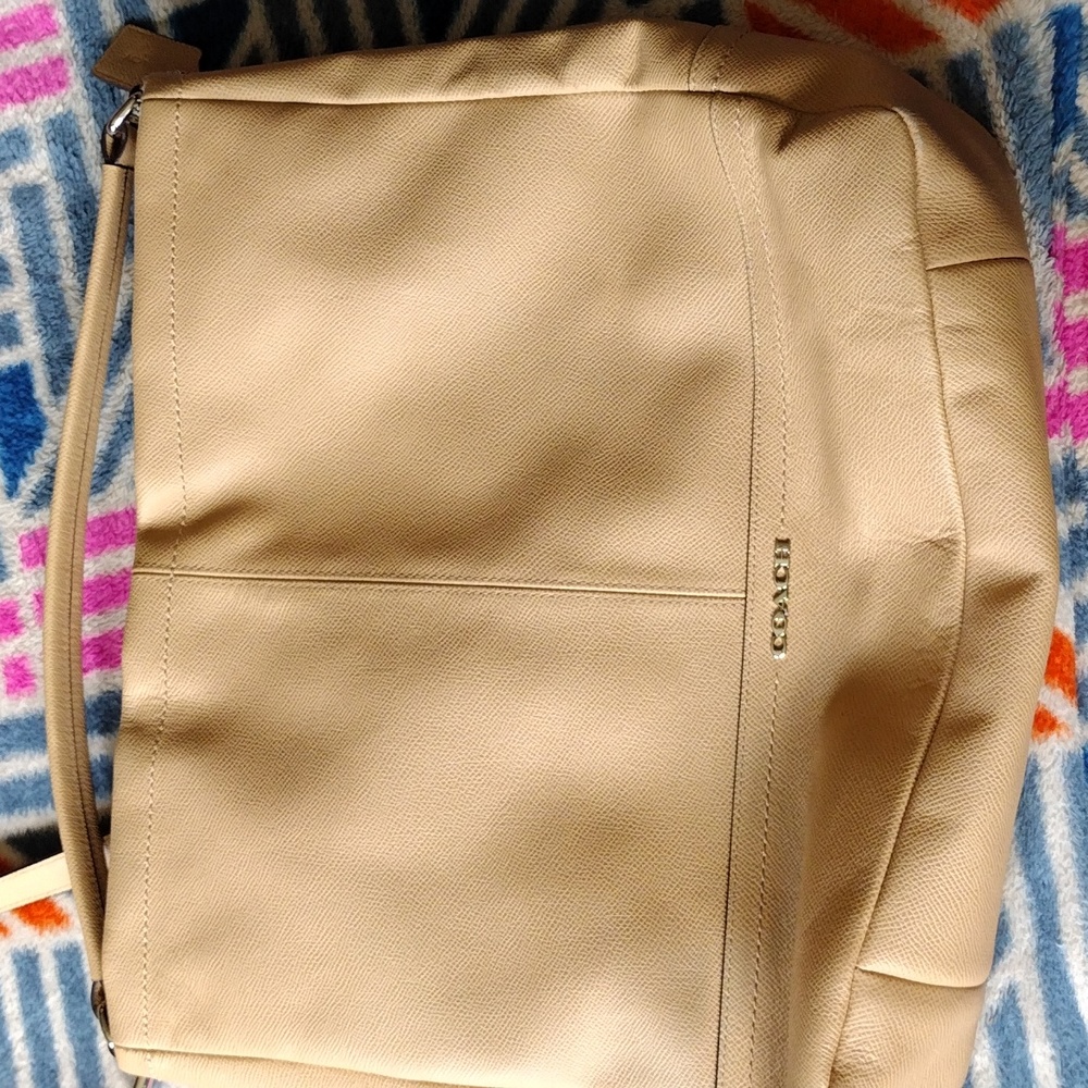 Vintage Coach Pabble leather large crossbody/shoulder bag